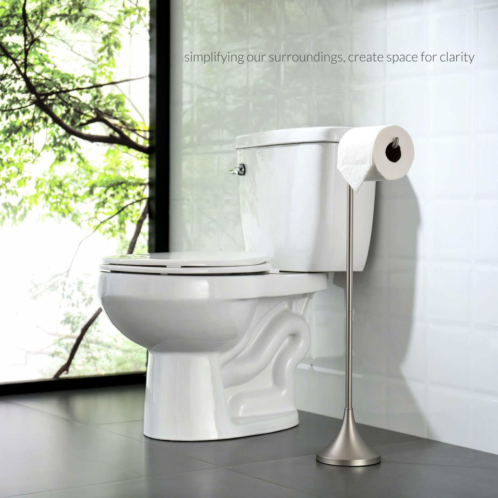simpletome トイレットペーパーホルダー 自立式 安定した加重ベース モ Amazon.co.jp: simpletome 自立式 トイレットペーパーホルダー 重型